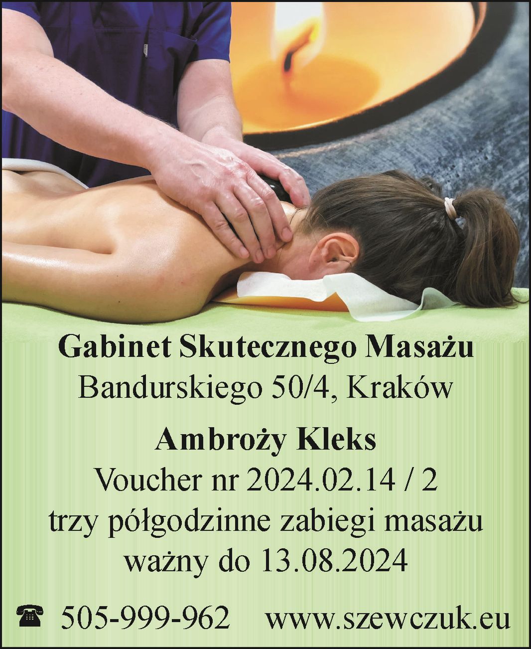 Voucher dla Ambrożego Kleksa Maciej Szewczuk przykładowy voucher dla Ambrożego Kleksa